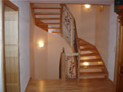Treppe aus Ahorn