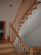 Treppe aus Ahorn