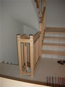 Treppe aus Ahorn