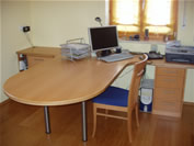 Schreibtisch in Buche
