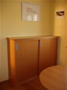 Aktenordnersideboard in Buche