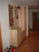 Garderobe in Ahorn